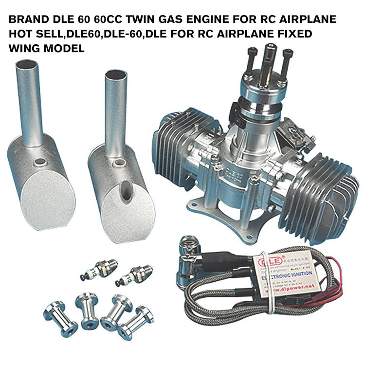 DLE 60 60CC Twin Gas Engine For RC Airplane Hot Sell,DLE60,DLE-60,DLE For RC Airplane Fixed Wing Model