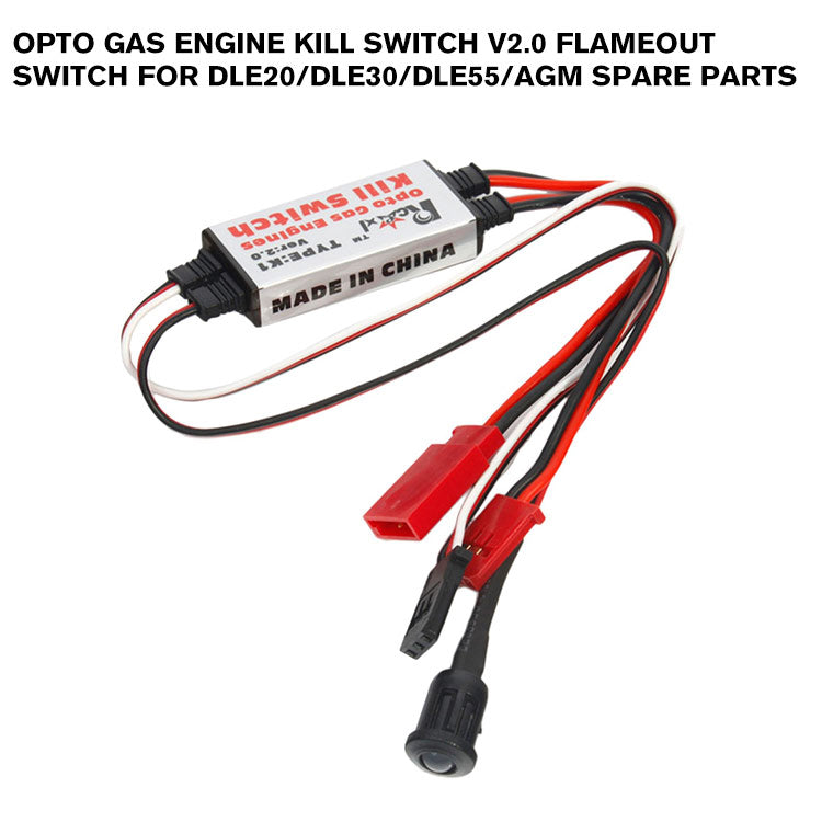 Opto Gas Engine Kill Switch V2.0 Flameout Switch for DLE20/DLE30/DLE55/AGM Spare Parts