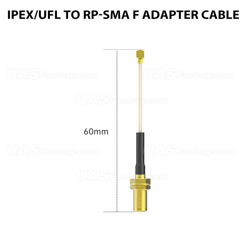 iPex/UFL to RP-SMA F Adapter Cable