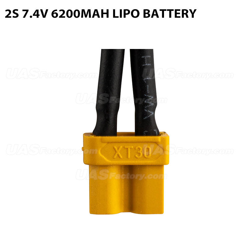 2S 7.4V 6200mAh Lipo Battery