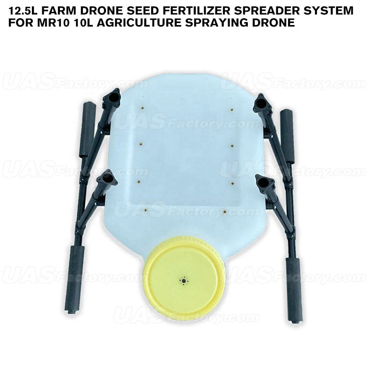 12.5L Farm Drone Seed Fertilizer Spreader System For MR10 10L Agriculture Spraying Drone