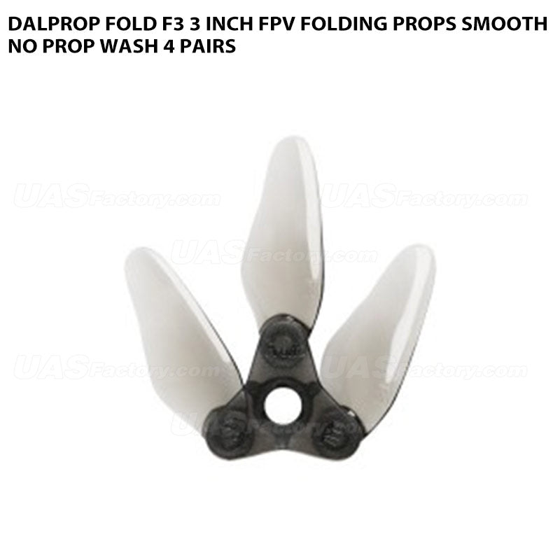 DALPROP FOLD F3 3 Inch FPV Folding Props Smooth No Prop Wash 4 Pairs