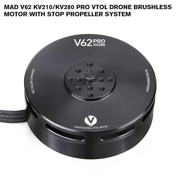 MAD V62 PRO VTOL Drone Brushless Motor With Stop Propeller System