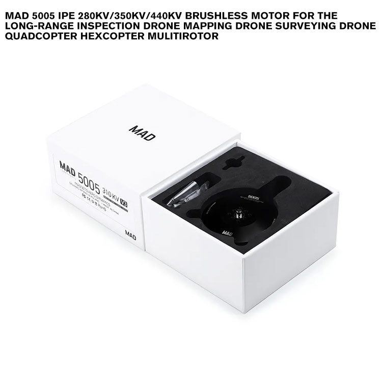 MAD 5005 IPE Brushless Motor For The Long-Range Inspection Drone Mapping Drone Surveying Drone Quadcopter Hexcopter Mulitirotor