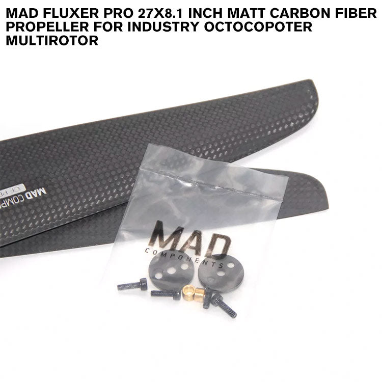 FLUXER Pro 27x8.1 Inch Matt Carbon Fiber Propeller For Industry Octocopoter Multirotor