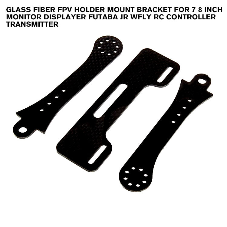 Glass Fiber FPV Holder Mount Bracket For 7 8 inch Monitor Displayer Futaba JR Wfly RC Controller Transmitter