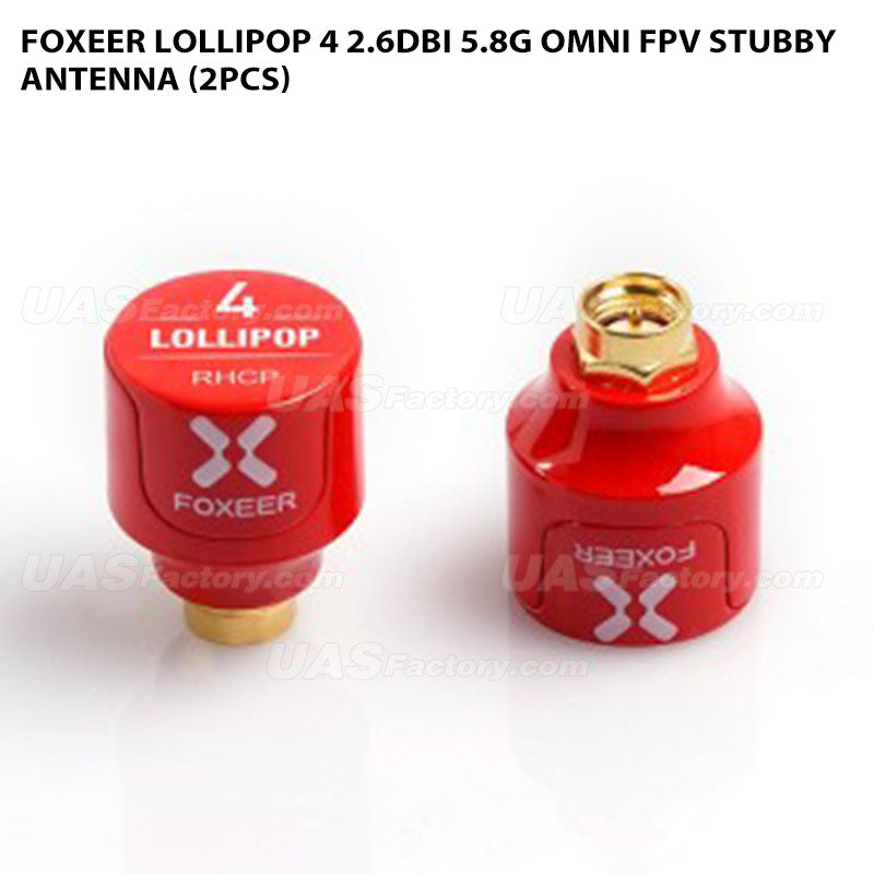 Foxeer Lollipop 4 2.6dBi 5.8G Omni FPV Stubby Antenna (2pcs)