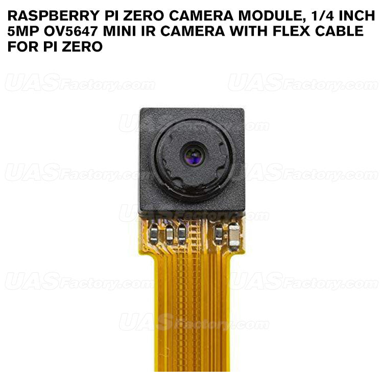 Arducam Spy Raspberry Pi Zero Camera Module, 1/4 Inch 5MP OV5647 Mini IR camera with Flex Cable for pi zero