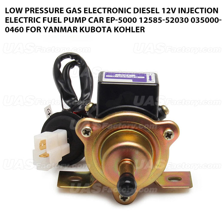 Low Pressure Gas Electronic Diesel 12V Injection Electric Fuel Pump Car EP-5000 12585-52030 035000-0460 For Yanmar Kubota Kohler