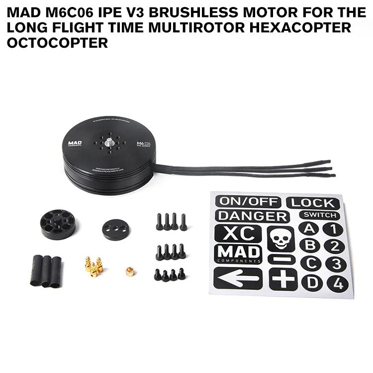 MAD M6C06 IPE V3 Brushless Motor For The Long Flight Time Multirotor Hexacopter Octocopter