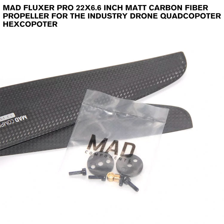 FLUXER PRO 22x6.6 Inch Matt Carbon Fiber Propeller For The Industry Drone Quadcopoter Hexcopoter