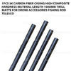 1pcs 3K Carbon Fiber Casing High Composite Hardness Material Length 1000mm Twill Matte For Drone Accessories Fishing Rod Telesco