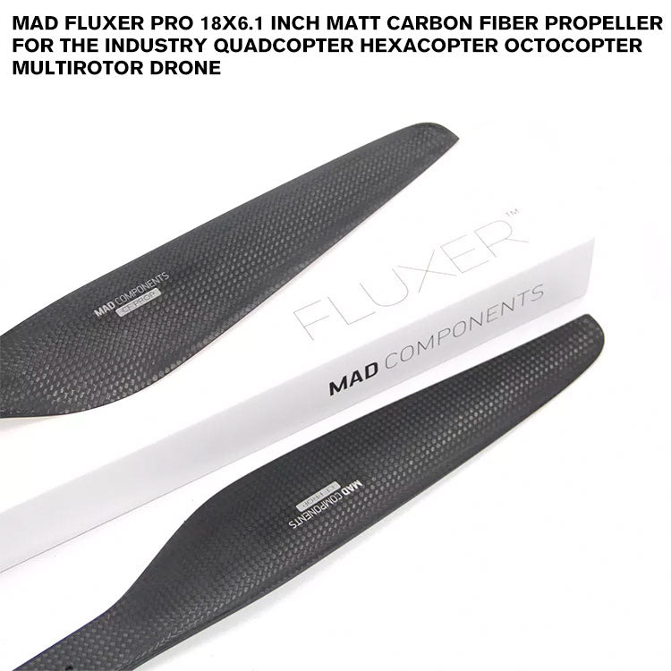 FLUXER Pro 18x6.1 Inch Matt Carbon Fiber Propeller For The Industry Quadcopter Hexacopter Octocopter Multirotor Drone