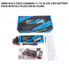 Gens Ace G-Tech 2200mAh 11.1V 3S 25C Lipo Battery Pack With EC3 Plug For RC Plane