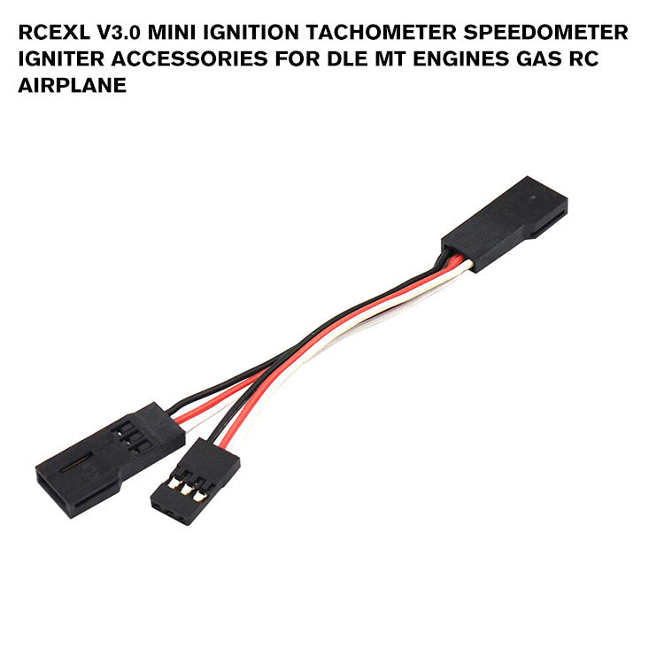 Rcexl V3.0 Mini Ignition Tachometer Speedometer Igniter Accessories for DLE MT Engines Gas RC Airplane