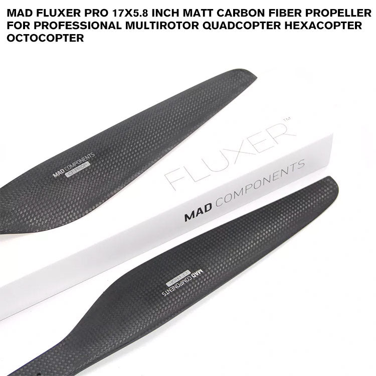 FLUXER Pro 17x5.8 Inch Matt Carbon Fiber Propeller For Professional Multirotor Quadcopter Hexacopter Octocopter