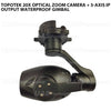 Topotek 20x Optical Zoom Camera + 3-axis IP output waterproof Gimbal