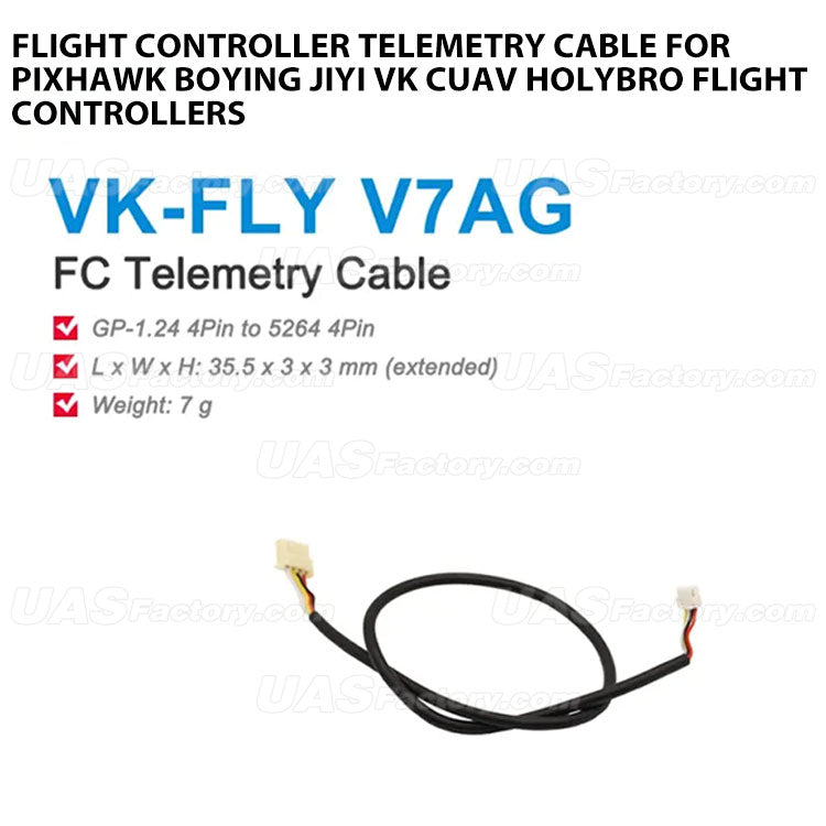 Flight Controller Telemetry Cable for Pixhawk BOYING JIYI VK CUAV Holybro Flight Controllers