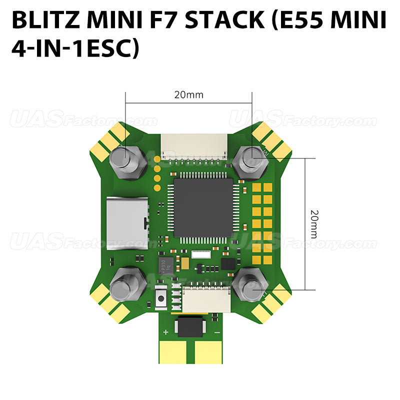 BLITZ Mini F7 Stack (E55 Mini 4-IN-1ESC)