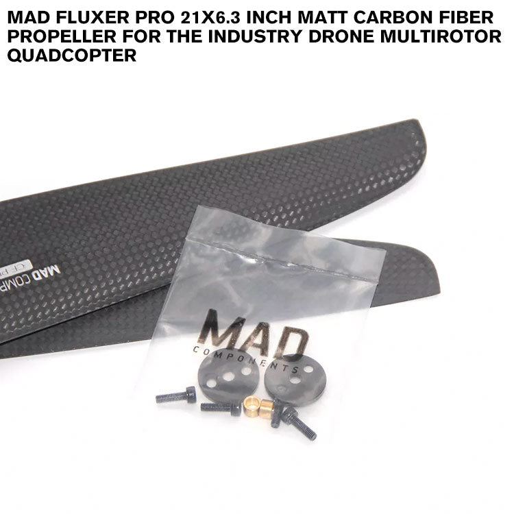 FLUXER Pro 21x6.3 Inch Matt Carbon Fiber Propeller For The Industry Drone Multirotor Quadcopter