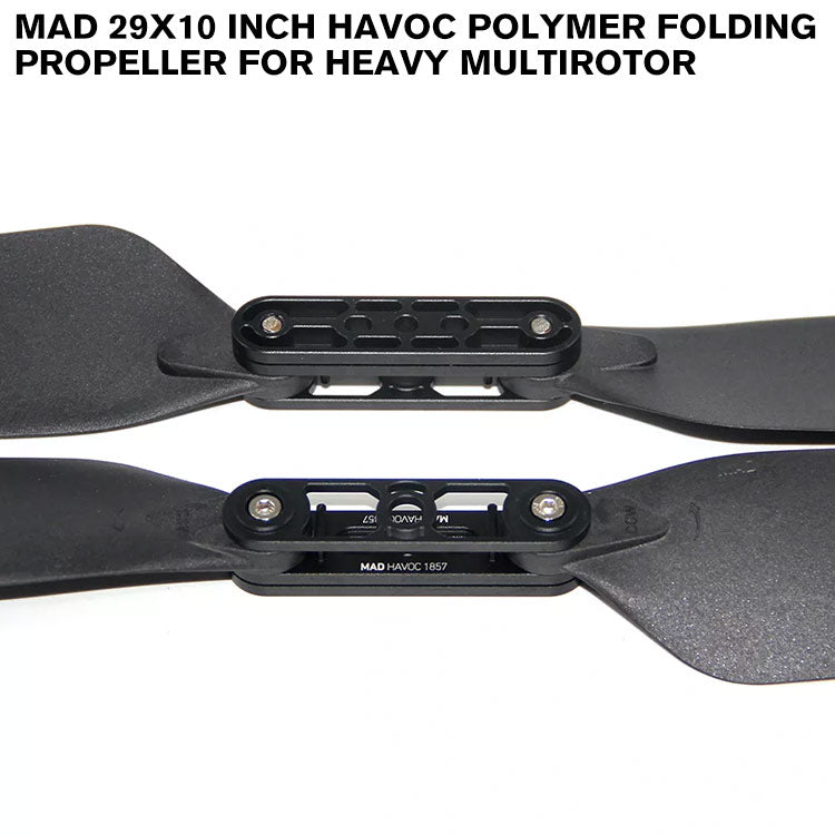 29x10 Inch HAVOC Polymer Folding Propeller For Heavy Multirotor