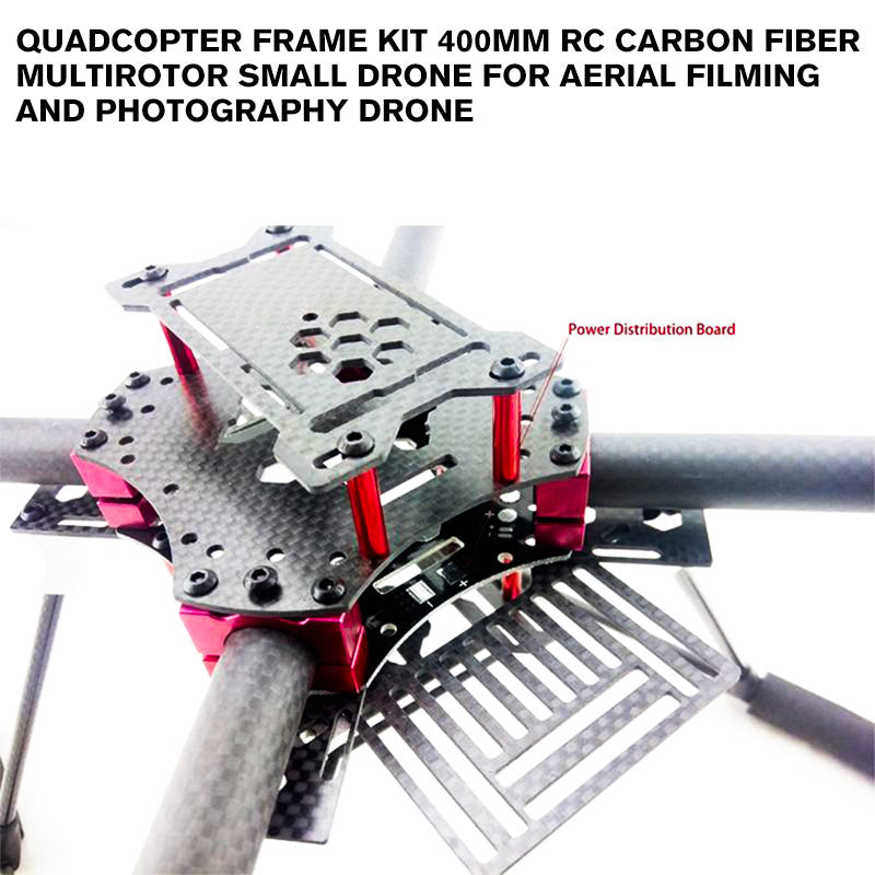 Quadcopter frame kit 400mm RC carbon fiber multirotor small drone for aerial filming and photography drone