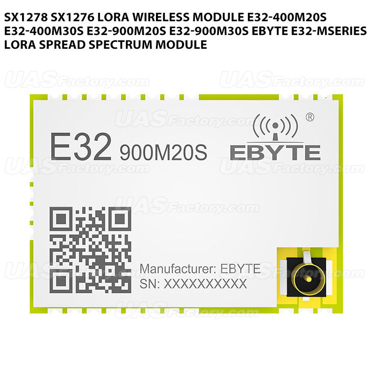 SX1278 SX1276 LoRa Wireless Module E32-400M20S E32-400M30S E32-900M20S E32-900M30S Ebyte E32-MSeries LoRa Spread Spectrum Module