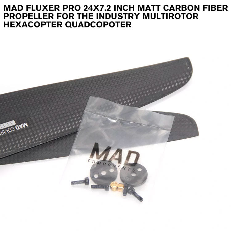 FLUXER Pro 24x7.2 Inch Matt Carbon Fiber Propeller For The Industry Multirotor Hexacopter Quadcopoter