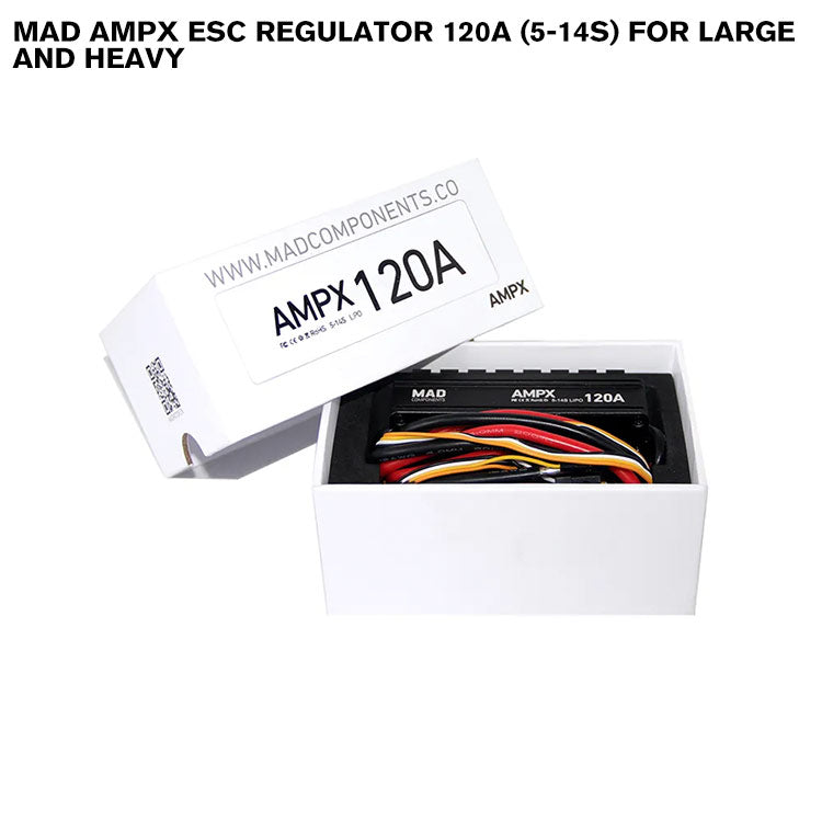 MAD AMPX ESC Regulator 120A (5-14S) For Large And Heavy Delivery Multirotor