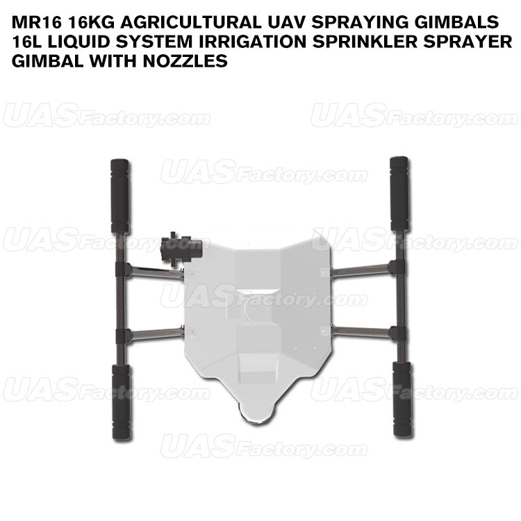 MR16 16KG Agricultural uav Spraying Gimbals 16L Liquid System Irrigation Sprinkler Sprayer Gimbal with Nozzles