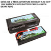 Gens Ace G-Tech Adventure 5000mAh 7.4V 2S1P 100C HardCase Lipo Battery Pack 24# With Deans Plug