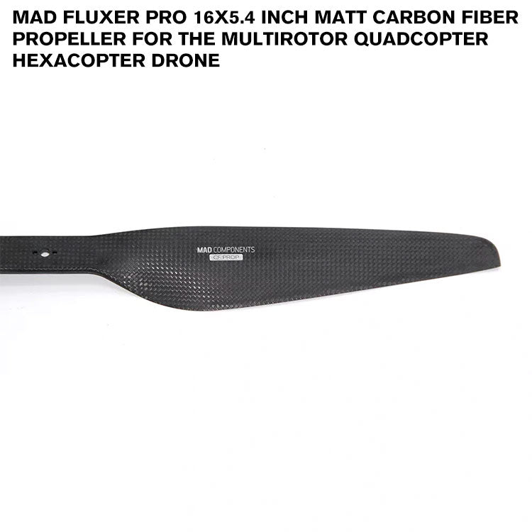 FLUXER Pro 16x5.4 Inch Matt Carbon Fiber Propeller For The Multirotor Quadcopter Hexacopter Drone