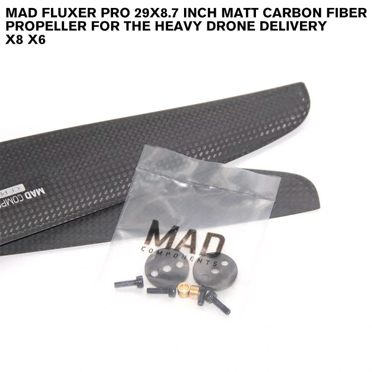 FLUXER Pro 29x8.7 Inch Matt Carbon Fiber Propeller For The Heavy Drone Delivery X8 X6