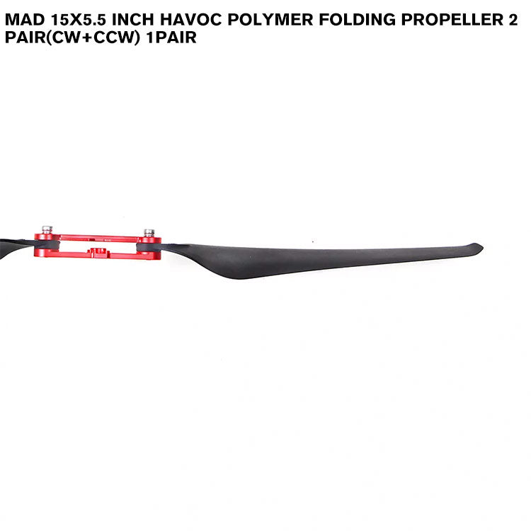 15x5.5 Inch HAVOC Polymer Folding Propeller 2 Pair(CW+CCW) 1pair