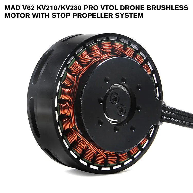 MAD V62 PRO VTOL Drone Brushless Motor With Stop Propeller System