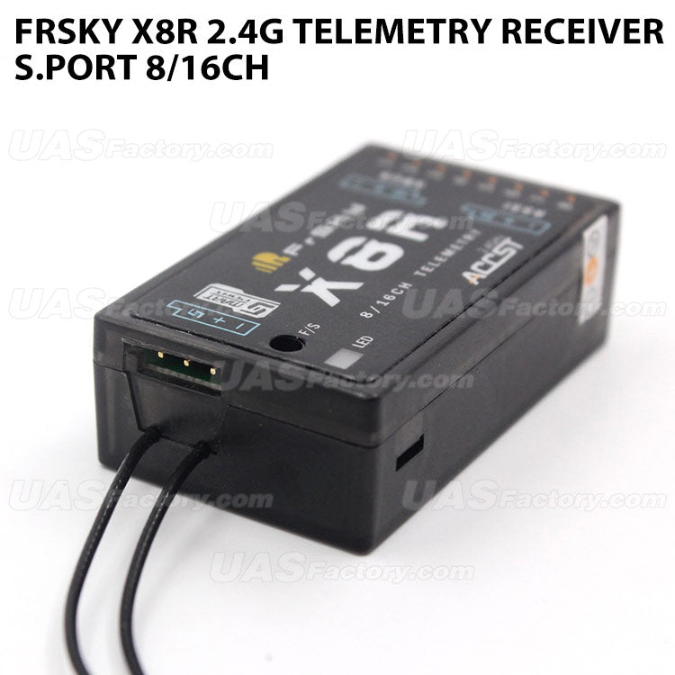 FrSky X8R 2.4G Telemetry Receiver S.Port 8/16CH