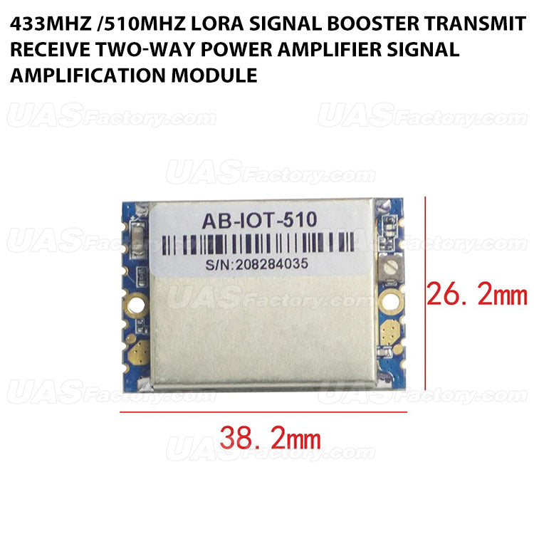 433MHz /510MHz Lora Signal Booster Transmit Receive Two-Way Power Amplifier Signal Amplification Module