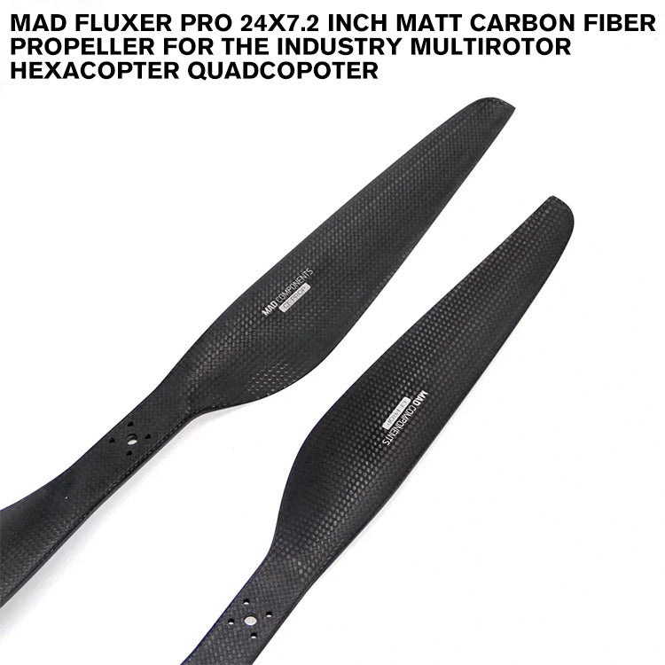 FLUXER Pro 24x7.2 Inch Matt Carbon Fiber Propeller For The Industry Multirotor Hexacopter Quadcopoter