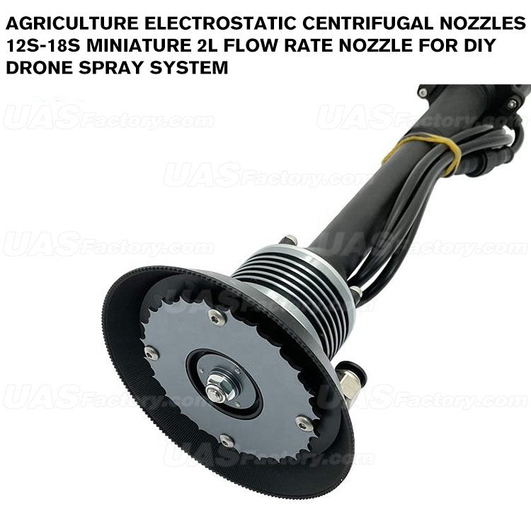 Agriculture Electrostatic Centrifugal Nozzles 12S-18S Miniature 2L Flow Rate Nozzle For DIY Drone Spray System