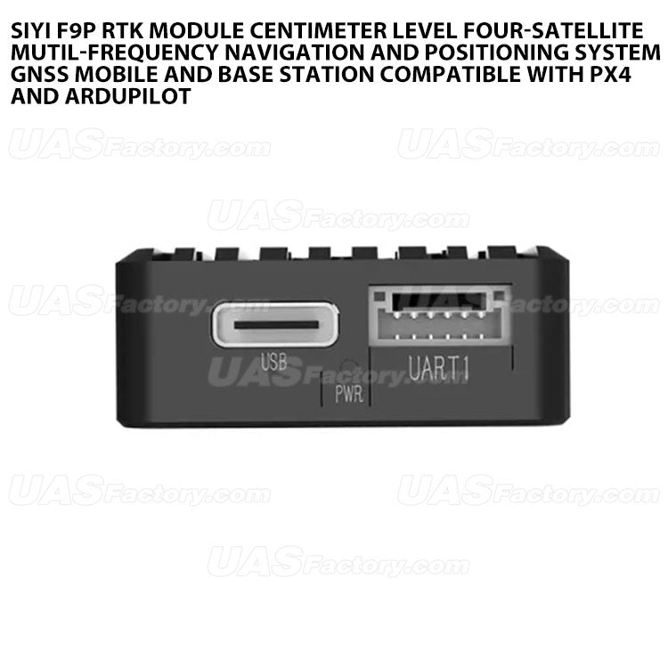 SIYI F9P RTK Module Centimeter Level Four-Satellite Mutil-Frequency Navigation and Positioning System GNSS Mobile and Base Station Compatible with PX4 and Ardupilot