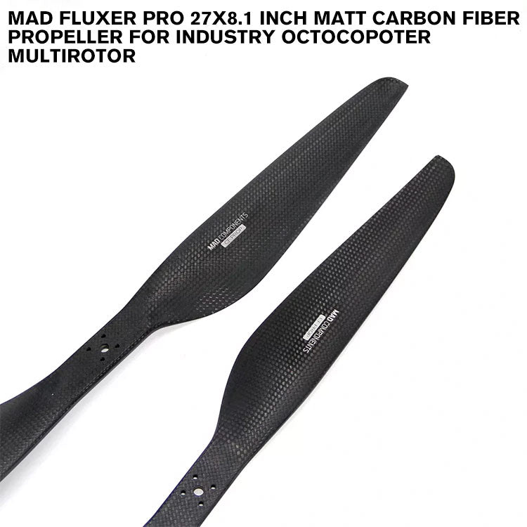 FLUXER Pro 27x8.1 Inch Matt Carbon Fiber Propeller For Industry Octocopoter Multirotor