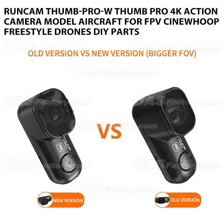 RunCam THUMB-PRO-W Thumb Pro 4K Action Camera Model aircraft for FPV Cinewhoop Freestyle Drones DIY Parts