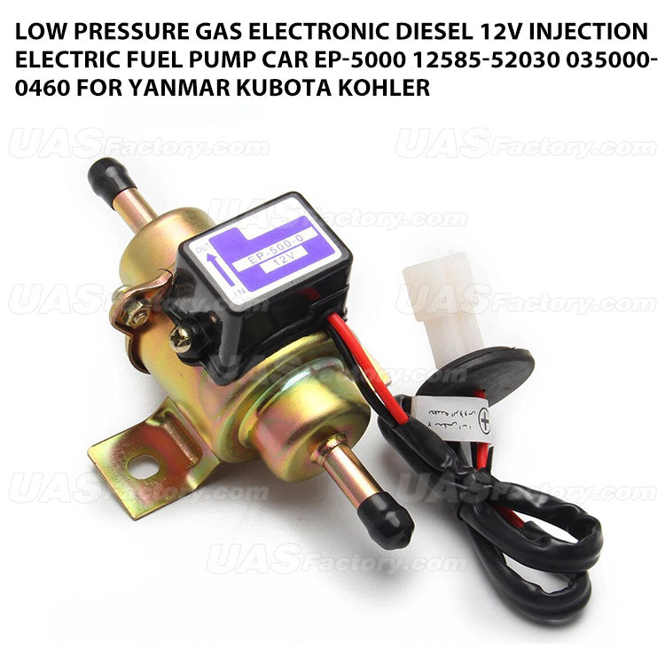 Low Pressure Gas Electronic Diesel 12V Injection Electric Fuel Pump Car EP-5000 12585-52030 035000-0460 For Yanmar Kubota Kohler