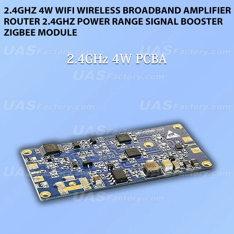 2.4GHz 4W Wifi Wireless Broadband Amplifier Router 2.4Ghz Power Range Signal Booster ZigBee Module