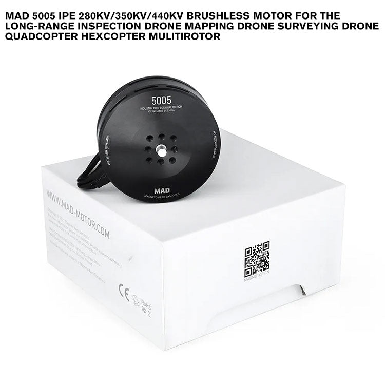 MAD 5005 IPE Brushless Motor For The Long-Range Inspection Drone Mapping Drone Surveying Drone Quadcopter Hexcopter Mulitirotor