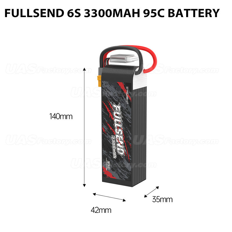 Fullsend 6S 3300mAh 95C Battery