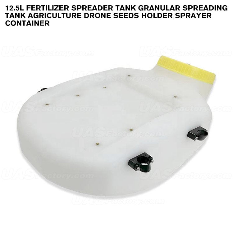 12.5L Fertilizer Spreader Tank Granular Spreading Tank Agriculture Drone Seeds Holder Sprayer Container