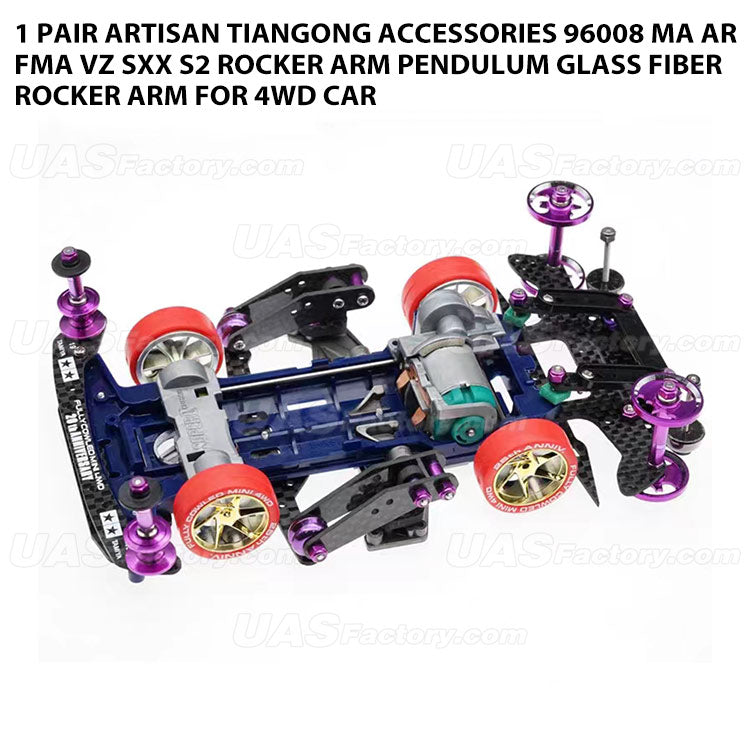 1 Pair Artisan Tiangong Accessories 96008 MA AR FMA VZ SXX S2 Rocker Arm Pendulum Glass Fiber Rocker Arm For 4WD Car