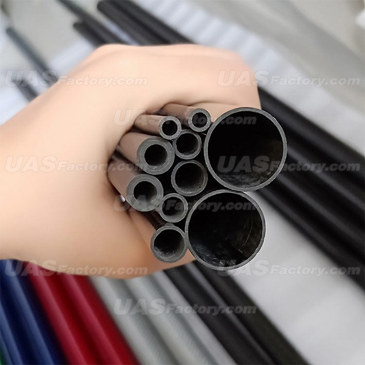 2pcs Length 500mm carbon fiber tube high composite hardness material 3K Twill matte for plant protection aircraft