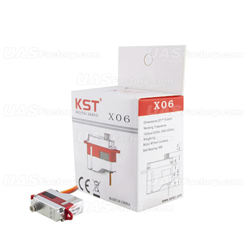 X06 V6.0 HV Digital Metal Gear Micro Servo 1.8kg.cm 0.07sec for RC Gliders